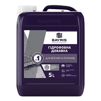 Пластифікатор Гідрофобна добавка Байріс,1 л