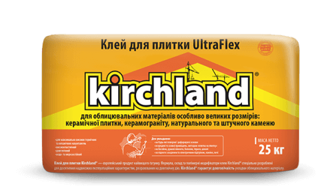 Клей для плитки Кірхланд УльтраФлекс 25кг