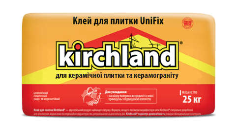 Клей для плитки Кірхланд УніФікс  25 кг